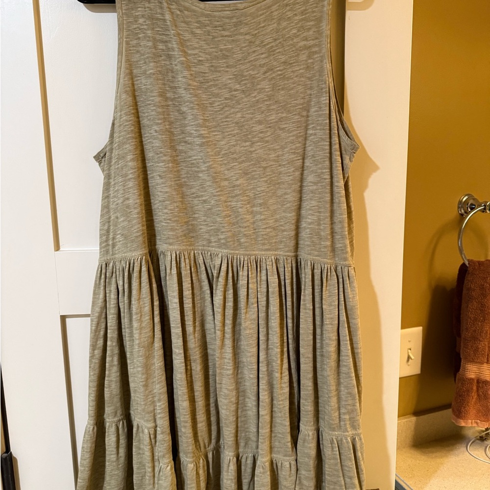 Anthropologie Olive Midi Dress